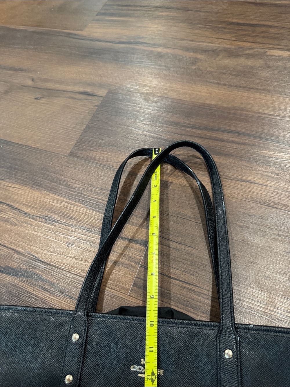 Coach Pebble Leather Tote Bag - Picture 14 of 14